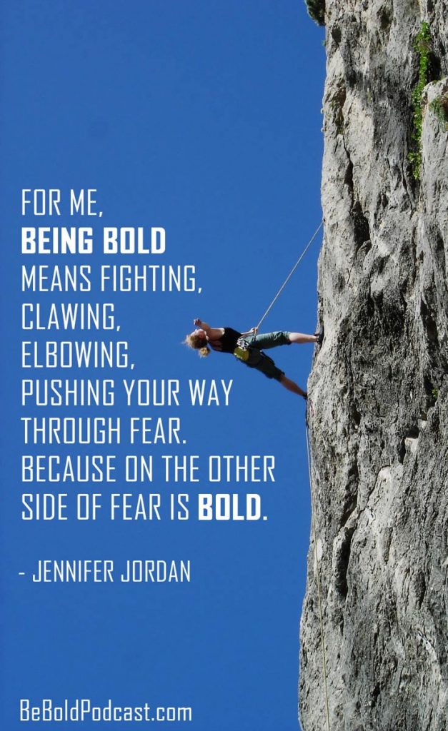 jennifer jordan Be Bold